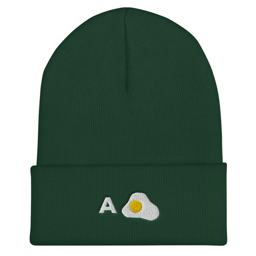 A Huevo Cuffed Beanie