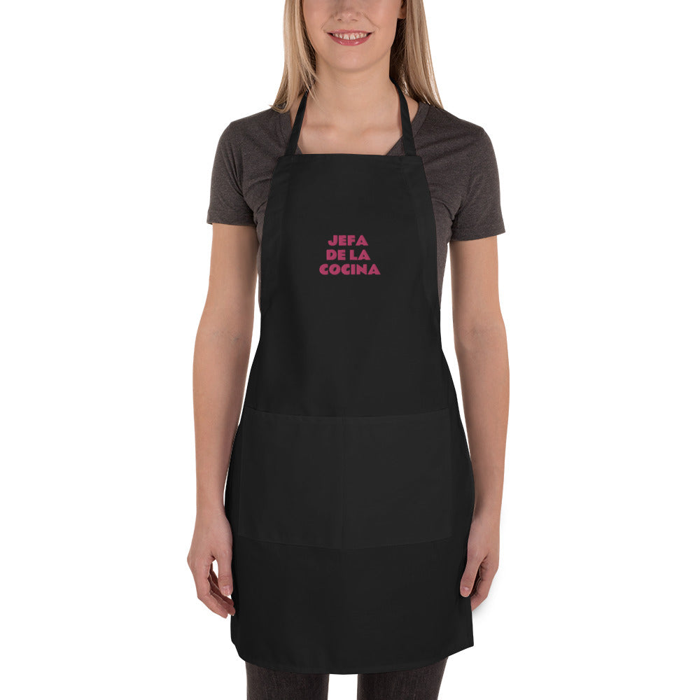 Jefa De La Cocina Embroidered Apron