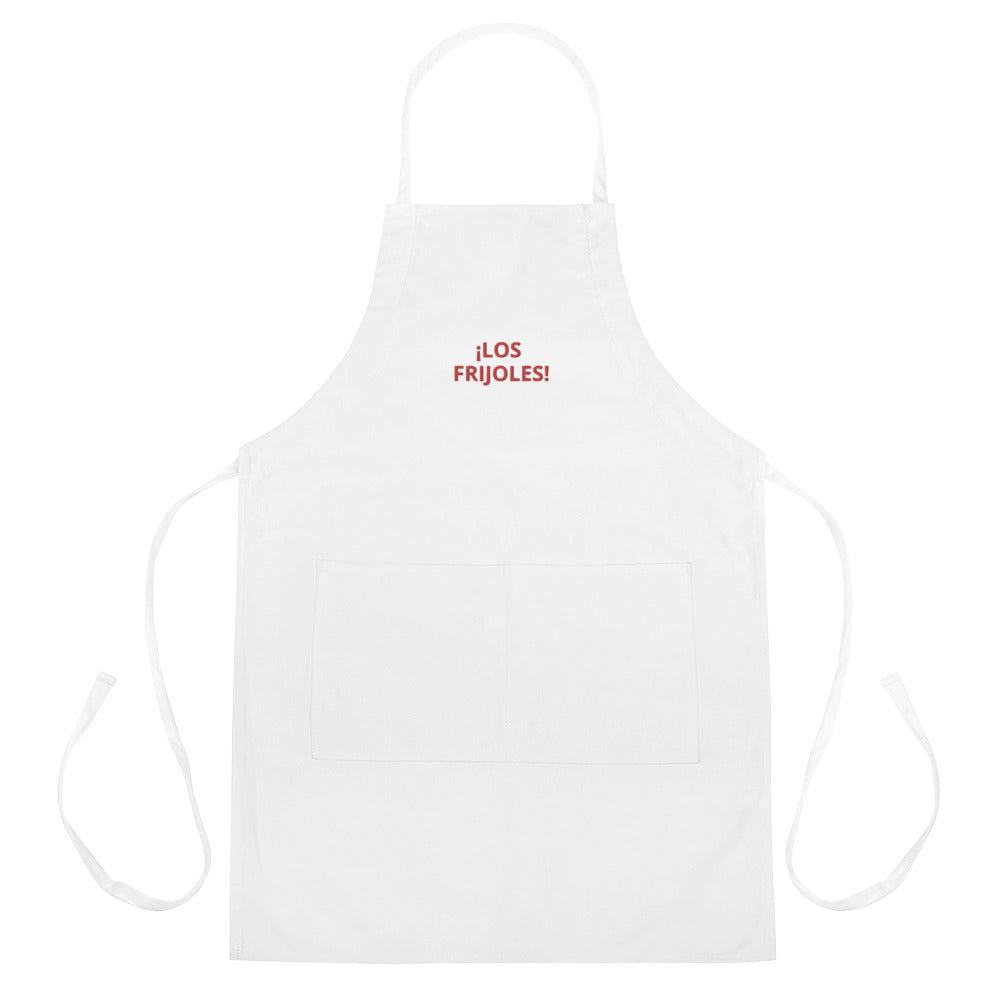 Los Frijoles Embroidered Apron