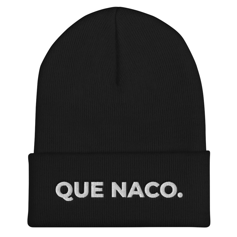 Que Naco Cuffed Beanie