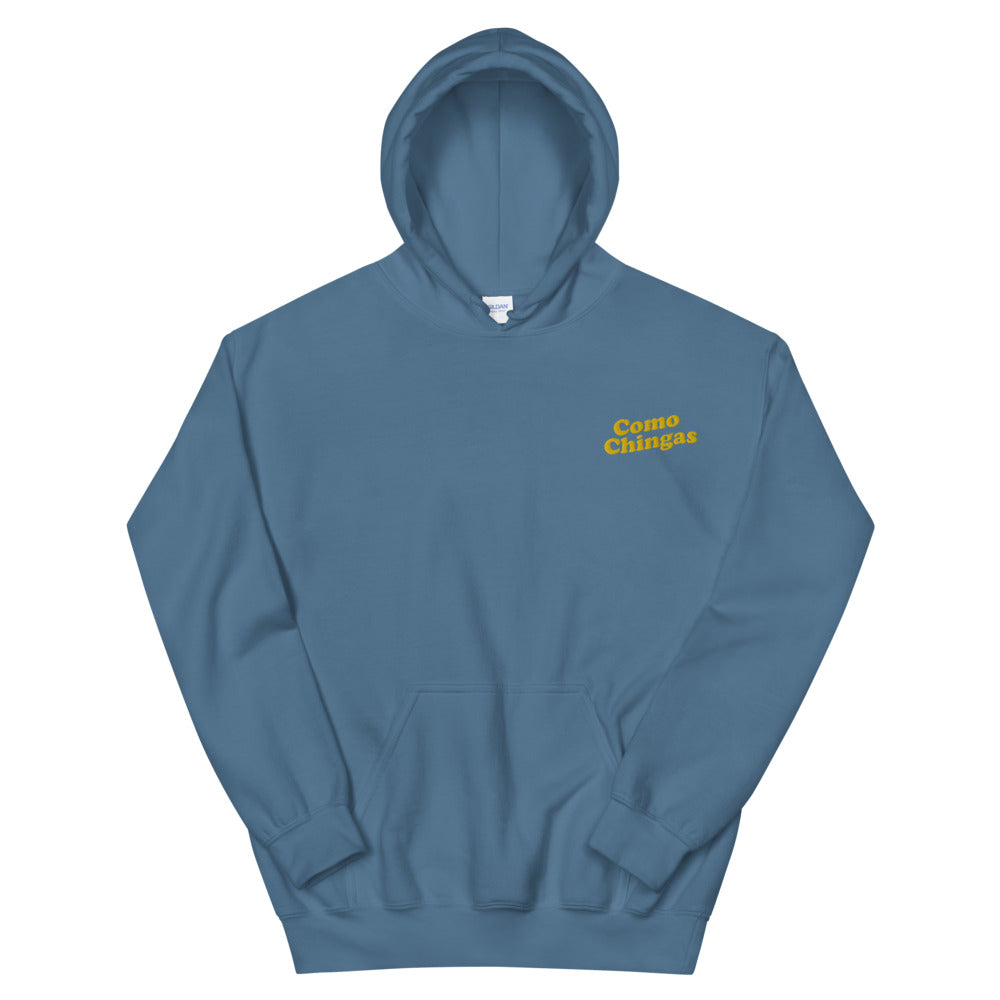 Como Chingas Embroidery Unisex Hoodie