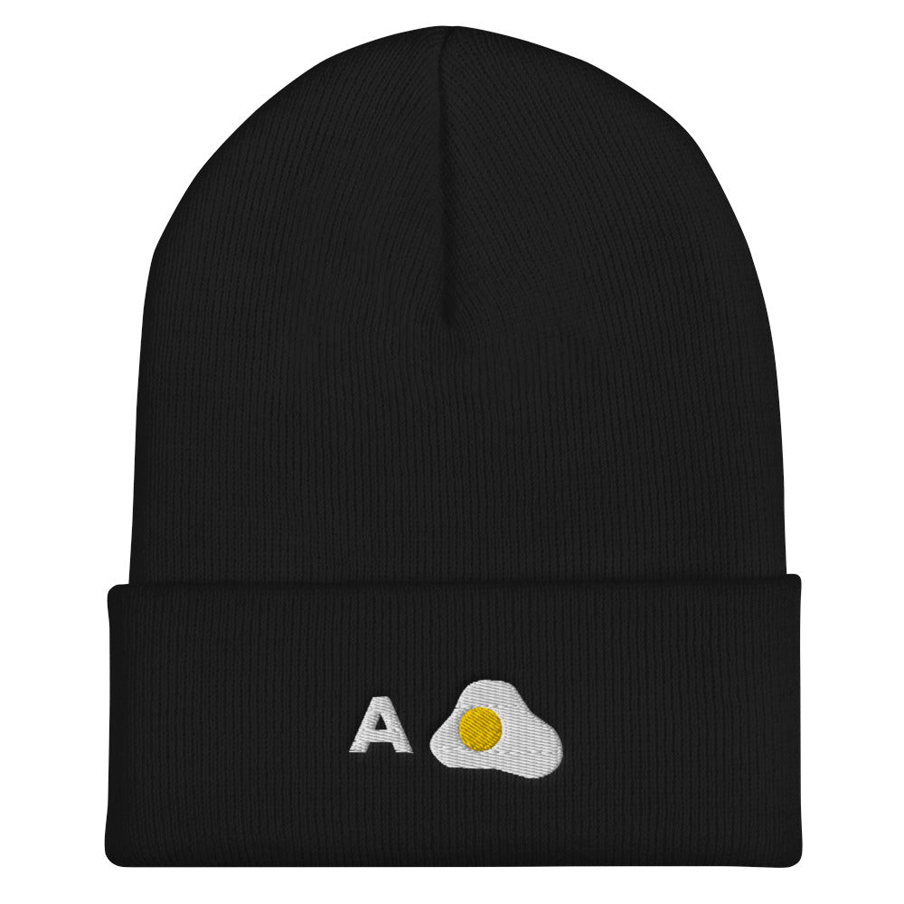 A Huevo Cuffed Beanie