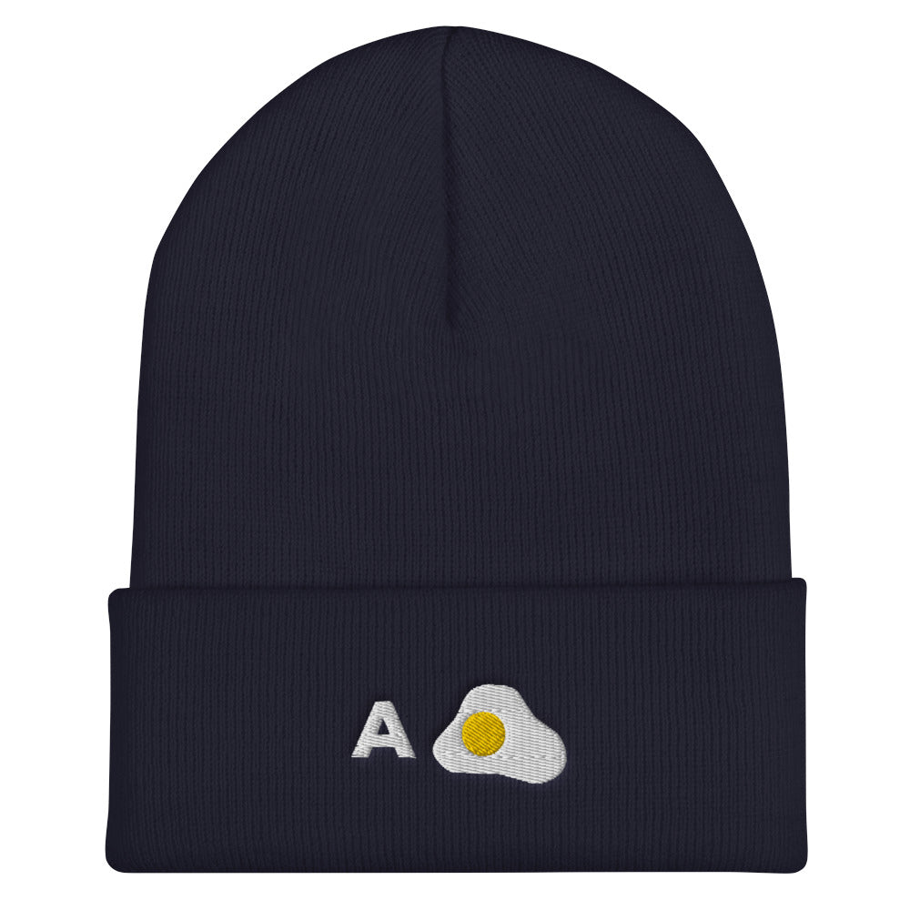 A Huevo Cuffed Beanie