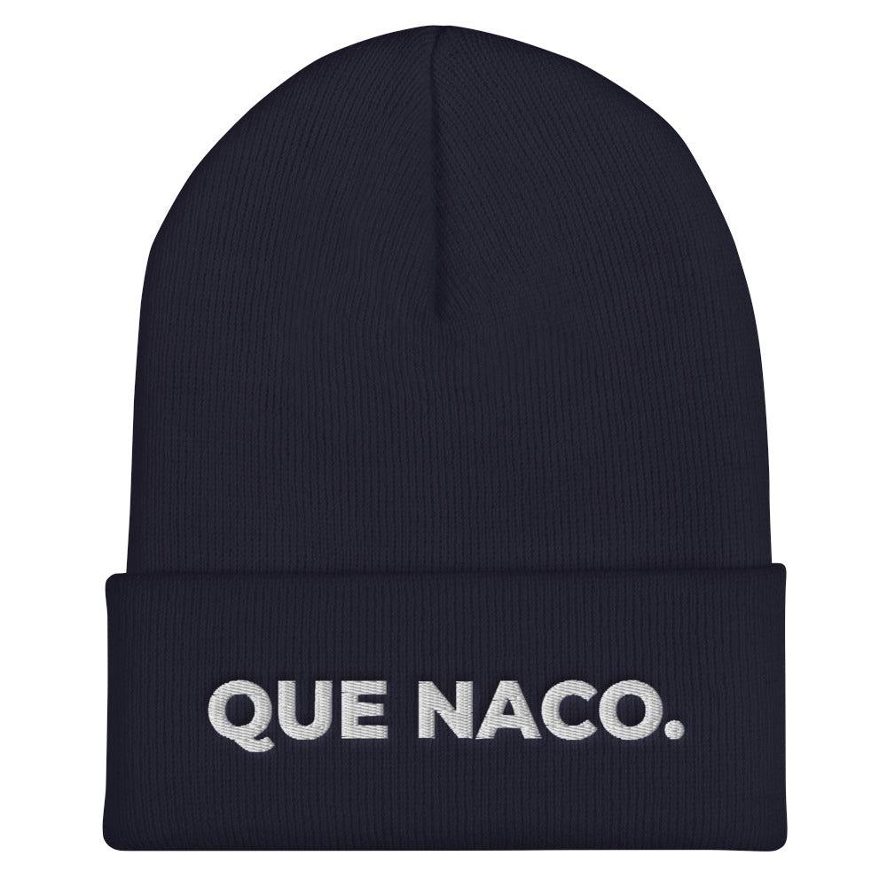 Que Naco Cuffed Beanie