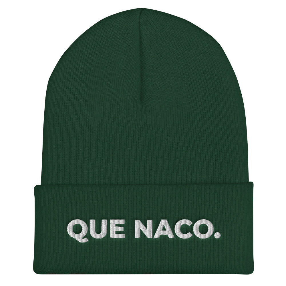 Que Naco Cuffed Beanie