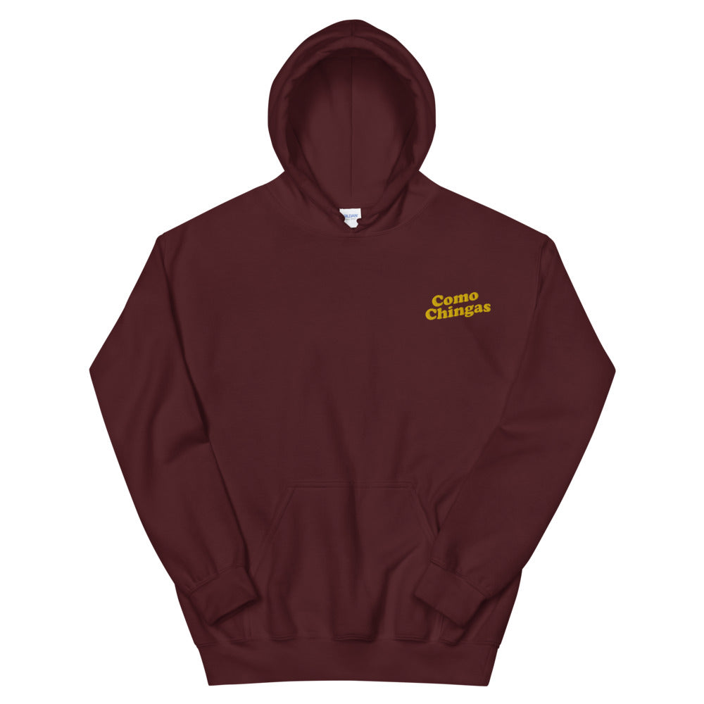 Como Chingas Embroidery Unisex Hoodie