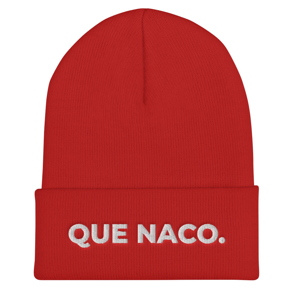 Que Naco Cuffed Beanie